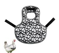 Delantales ajustables para gallinas, protector de ala impermeable, protector de hábitat duradero para aves de corral, escudo cómodo, trajes de protección profesional para criar suministros de granja