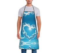Delantales de chef con forma de corazón para hombre y mujer, resistentes al aceite, para cocinar, barbacoas y parrillas.