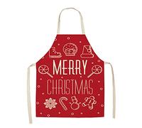 Delantales de Navidad para adultos, delantales de Papá Noel, para mujeres y hombres, decoración de fiesta, hogar, cocina, cocina, hornear, delantal de cocina, delantal de cocina, divertido para