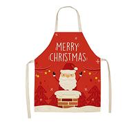 Delantales de Navidad para adultos, delantales de Papá Noel, para mujeres y hombres, decoración de fiesta, hogar, cocina, cocina, hornear, delantal de cocina, delantal de cocina, divertido para