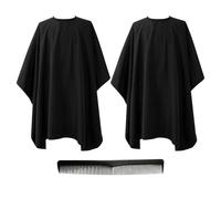 Delantales De Peluquería De 2 Piezas Con Botones Coles Y Peine De Peluquería De Doble Cara De 1 Pieza, Accesorios De Peluquería, Delantal De Peluquería Impermeable