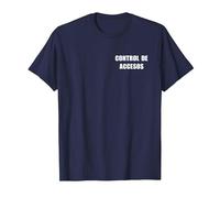 (Delante y Detrás) Camiseta Control de accesos Seguridad Camiseta