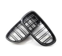 Delantera Grill Parrilla Carreras Doble Lama En Negro Brillante para Serie 5 F10 F11 F18 520d 530d 540i 2010 2011 2012 2013 2014 2015 2016 2017 Parrilla Delantera(Double Line Carbon)