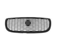 Delantera Grill Parrilla Delantera Carreras Para Jaguar Para XE 2015 2016 2017 2018 2019 2020 Parachoques Superior, Rejilla Malla Para Capó Parrilla Delantera(Glossy Black)