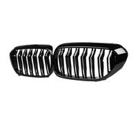 Delantera Grill Parrilla Delantera De Riñón Doble Negra Brillante para G30 G31 G38 Serie 5 para M5 520i 530i 540i 2017-2020 Accesorios para Coche Parrilla Delantera