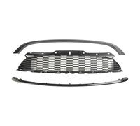 Delantera Grill Parrilla Delantera Negra Brillante 3 Piezas para Mini para Cooper S R55 R56 R57 R58 R59 para JCW 2007-2010 2011 2012 2013 2014 2015 Parrilla Delantera(Matte Black 3 Pieces)
