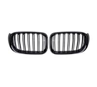 Delantera Grill Parrilla Delantera Tipo Riñón para X3 para X4 F25 F26 2014-2017 Color Negro Brillante, Doble Rejilla Accesorios Parrilla Delantera