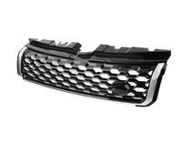 Delantera Grill Parrilla Parachoques Delantero Superior Para Land Para Rover Para Range Para Rover Para Evoque 2010 2011 2012 2013 2014 2015 2016 2017 2018 Parrilla Delantera(Black Silver)