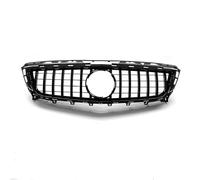 Delantera Grill Parrillas Delanteras Carreras Para Coche, Rejilla Superior Capó, Malla Para Benz Clase Para CLS W218 2011 2012 2013 2014 Para CLS350 Para CLS500 Parrilla Delantera(Negro)