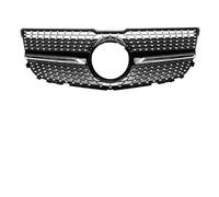 Delantera Grill Rejilla Delantera Radiador, Parachoques, Central, Malla Entrada Para Benz Para GLK X204 2008-2012 2013-2015 GLK280 GLK300 GLK350 Rejilla Frontal(13-15 Black)