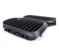 Delantera Grill Rejilla Delantera Una Sola Línea Tipo Riñón ABS para Serie 3 E36 (1997-1999), Color Negro (51138195152 Y 51138195151) Parrilla Delantera(Negro Mate)