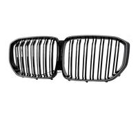 Delantera Grill Rejilla Riñón Para Parachoques Delantero Con LED Para X5 X5M G05 2019-2023 Rejilla Malla Para Radiador Parachoques Superior Carreras Doble Línea Parrilla Delantera