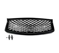 Delantera Grill Rejilla Superior Del Parachoques Delantero Negro Brillante Para JDM Para Infiniti Q50 2018 2019 2020 2021 2022 Parrilla Delantera