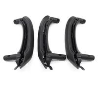 delantera trasera interna maneta puerta Para BMW Para X3 Para X4 2010-2016 LHD RHD Panel Cubierta Reposabrazos Interior Automóvil Conjunto Manija Tirador Puerta Cuero Embellecedor(Black Lhd 6pcs)