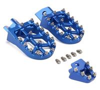 Delantera Trasera Reposapiés Para TTR125 Para TTR250 Para XT250 2000-2020 Estribera Pedal Motocicleta Reposapiés Punta Paso Freno(Black clear lens)