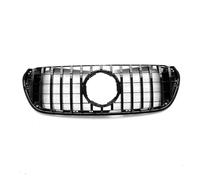 Delantera Vehículo Parrilla Rejilla Delantera Competición Cubierta Máscara Embellecedores Parrillas Capó Delantero Para Benz Para Clase X Para Camioneta Para X470 2017+(Black grille)