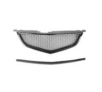 Delanteras Radiador Para TL 2004-2006 Parrilla Delantera Racing Grill Brillo/Negro Mate Estilo Panal Parachoques Superior Capó Rejilla Malla