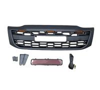 Delanteras Radiador Para Toyota Hilux 2005-2014 Rejilla Delantera Parrillas Carreras Logo Rejillas Parachoques Pickup 4X4 Accesorios Exteriores Coche