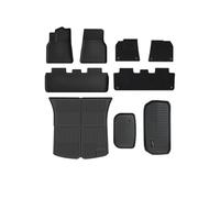 Delanteras Traseras Alfombrillas Alfombrillas TPE Corte Personalizado Coche Para Tesla Para Modelo Para 3 Para Y 2021- 2024 Accesorios Interiores Antideslizantes Todo Tipo Clima(Y Double 9pcs)