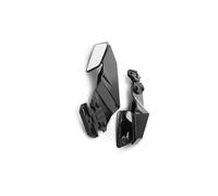 Delantero Alerón Spoiler Espejo Retrovisor Giratorio Ajustable Motocicleta para Suzuki GSXR 600 750 1000 GSX650F GSX1300R Carenado Alerón ala Si Universal