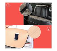 Delantero Funda Asiento Funda Lino Asiento Coche Funda Trasera Cojín Verano A Prueba Sudor Almohadilla Transpirable Silla SUV Sedán Camioneta Camioneta