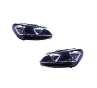 Delantero Luz Circulación Compatible Con VW Para Golf 6 2010 2011 2012 2013 Conjuntos Luces Delanteras Antiniebla DRL Freno Intermitente Lámpara Repuesto