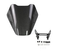Delantero Motocicleta Deflectores Parabrisas Visera para CB750 CB 750 para Hornet 2025 2026 Parabrisas Moto(Patrón de Fibra de Carbono)