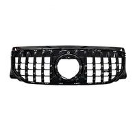 delantero parrilla riñón Compatible Con Benz Para GLB X247 2024 Coche GT Style Racing Grill Parrilla Delantera Parachoques Superior Capó Malla Rejilla Rejilla Kit Carrocería Accesorios Automóviles