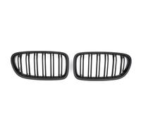 delantero parrilla riñón Compatible Con Para F10 F11 F18 5 Series 2010 2011 2012 2013 2014 2015 2016 2017 Parrilla De Parachoques Delantero Rejilla De Doble Listón Rejilla De Carreras(Matte Black)