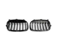 Delantero Rejilla 2 Piezas Para Serie F45 F46 2018 2021 2020 2019 Parrilla Frontal Negra Brillante Parrilla Frontal