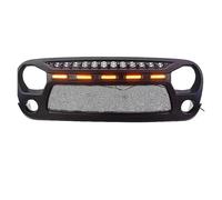 Delantero Rejilla Cubierta Rejilla Malla Compatible Parrilla Delantera Deportiva Unlimited Rubicon Sahara Para Jeep Para Wrangler JK JKU 2007-2017 2018 Parrilla Frontal