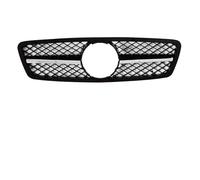 Delantero Rejillas Delanteras Para Benz Clase C W203 2000-2006 200K Accesorios Tuning Recorte Estilo Facelift Sport Rejilla Entrada Delantera Parrilla Carreras(AM B Style)
