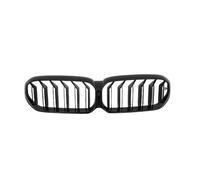 Delantero Rejillas Delanteras Para BMW G30 G31 Serie 5 Para M5 F90 2021-2023 Moldura Malla Entrada Estilo Diamante Parachoques Delantero Rejilla Radiador Parrilla Riñón Ajuste(2 Line Glossy Black)