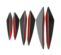 Delantero Spoiler Difusor De Labios Parachoques Delantero Para Seat Para Leon Mk3 5F Para Ibiza 6j 6l 1P 1M Para Ateca Para Arona Para Cupra Para Formrentor 6 Piezas Alerón Delantero(Glossy black)