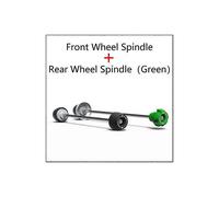 (Delantero-Trasero (verde)) con protección contra colisiones del eje de la rueda delantera y trasera