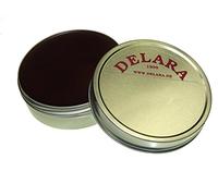 DELARA Bálsamo para Cuero con yoyoba y Cera de Abejas, Color: marrón - Made in Germany