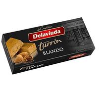 Delaviuda, Turrón Blando de Almendras, Turrón con Miel y Almendras Seleccionadas, Receta Tradicional, Sin Gluten y Sin Lactosa, Ideal para Cesta Navidad, Made in Spain, 200 Gramos