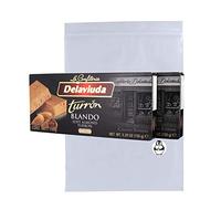 Delaviuda Turron Blando Turron Blando - Turron de almendra suave (2 unidades) - Turron Blando con Almendras Calidad Suprema con bolsa de almacenamiento rápido de pingüino premium