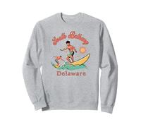Delaware South Bethany Surfer DE Surfing Beach Vacaciones Sudadera