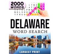 Delaware State Word Search Book: 2000 Word Searches & 100 Puzzles