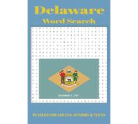 Delaware Word Search Puzzle Book: Word Searches with Easy to Read Print about cities, history, important locations and More | 6x9 inches, 110 pages | ... … Gift for Vacations, Holiday and Free Times