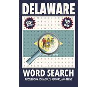 Delaware Word Search Puzzle Book: Word Searches with Easy to Read Print about Delaware, US state of Delaware, Delaware Travel and More | 6x9 inches, ... Gift for Vacations, Holidays and Relaxation