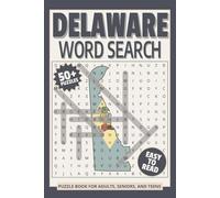 Delaware Word Search Puzzle Book: Word Searches with Easy to Read Print about Delaware, US state of Delaware, Delaware Travel and More | 6x9 inches, ... Gift for Vacations, Holidays and Relaxation