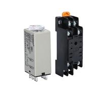 Delay electromagnetic Relay ac Power Supply AC220V Base 1PCS h3y-2 time Relay 0-30 mins/SEC (Size : 30 Seconds)