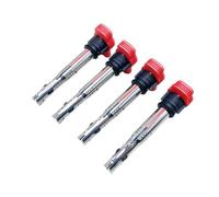 Delco coche Ajuste para Audi A4 A5 A6 A7 A8 Q5 Q7 R8 para Jetta GTI Tiguan Sciricco Passat CC B7 bobina de encendido 06E905115 Delco electrónico(4 Pcs)