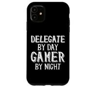 Delegado De Día Jugador De Noche Delegación Política Delegado Carcasa para iPhone 11