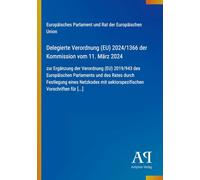 Delegierte Verordnung (EU) 2024/1366 der Kommission vom 11. März 2024: zur Ergänzung der Verordnung (EU) 2019/943 des Europäischen Parlaments und des ... mit sektorspezifischen Vorschriften für [...]