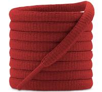DELELE 2 pares de cordones ovalados para zapatos, 42 colores, medio redondo, 1/4 pulgadas, cordones atléticos para zapatos deportivos y de correr, 03t Rojo, 45 inch (115CM)