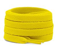 DELELE 2 pares de cordones planos de 5/16 pulgadas para zapatillas atléticas de running, 05 amarillo, 70.87" Inch (180CM)