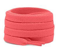 DELELE 2 pares de cordones planos de 5/16 pulgadas para zapatillas atléticas de running, 07 Orange Red, 23.62" Inch (60CM)